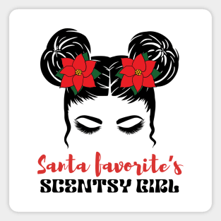 messy bun christmas scentsy independent consultant Magnet